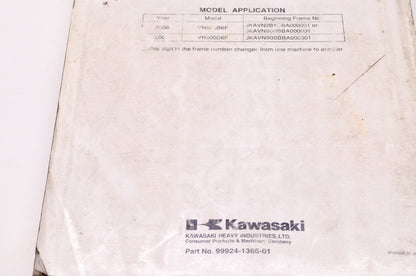OEM Kawasaki 99924-1366-01 Service Manual VN900B