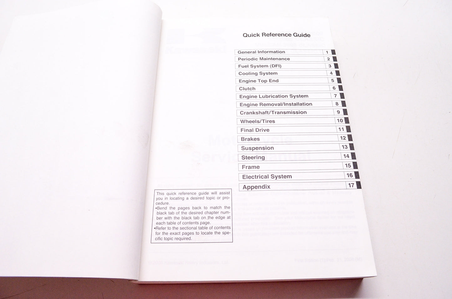 OEM Kawasaki 99924-1387-01 Service Manual VN2000J
