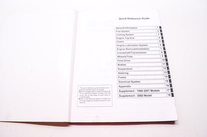 OEM Kawasaki 99924-1229-54 Service Manual Supplement VN1500E
