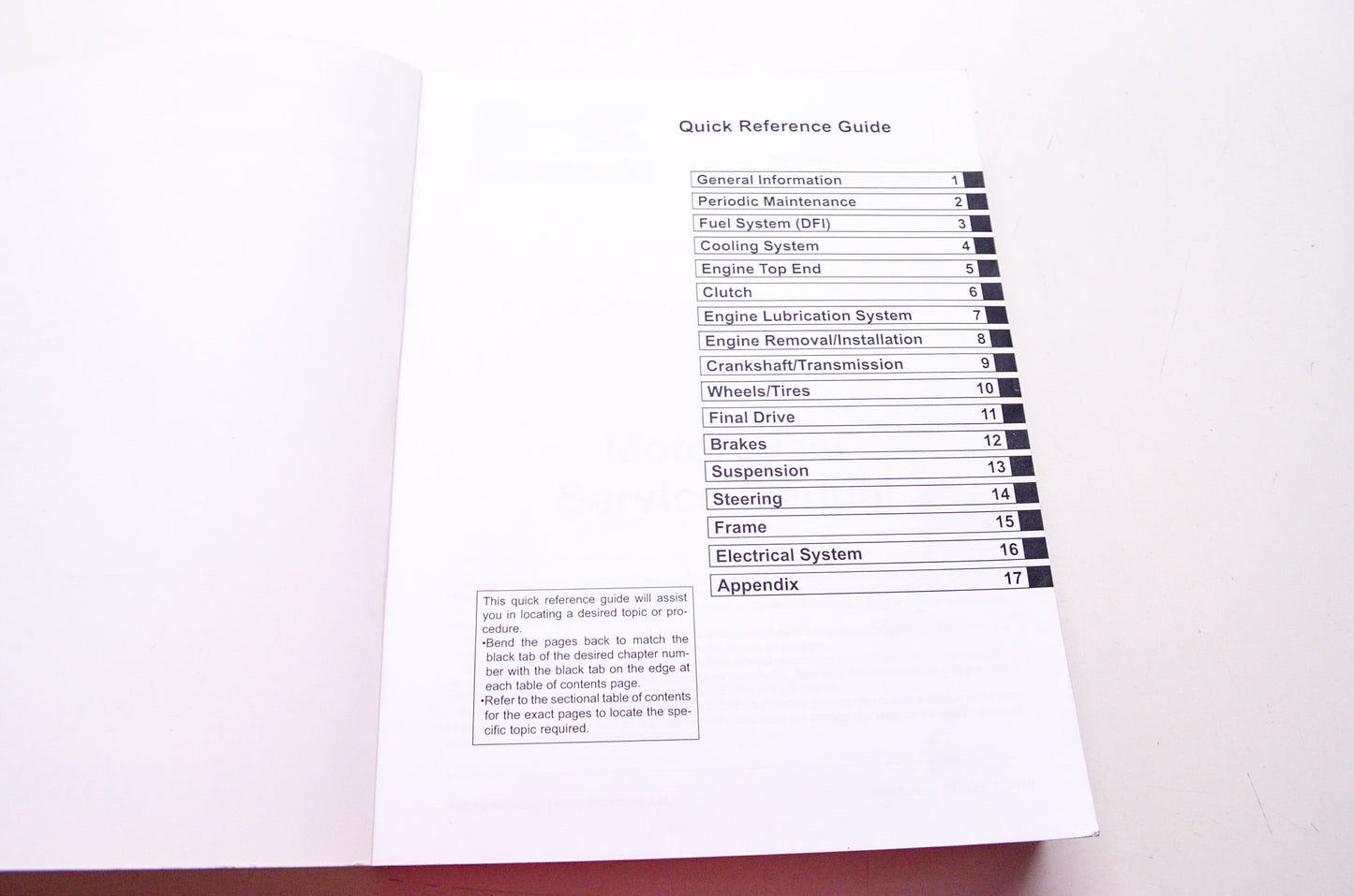 OEM Kawasaki 99924-1444-31 Service Manual VN1700J/K