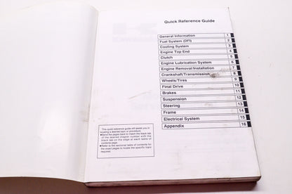 OEM Kawasaki 99924-1260-03 Service Manual VN1500N/T