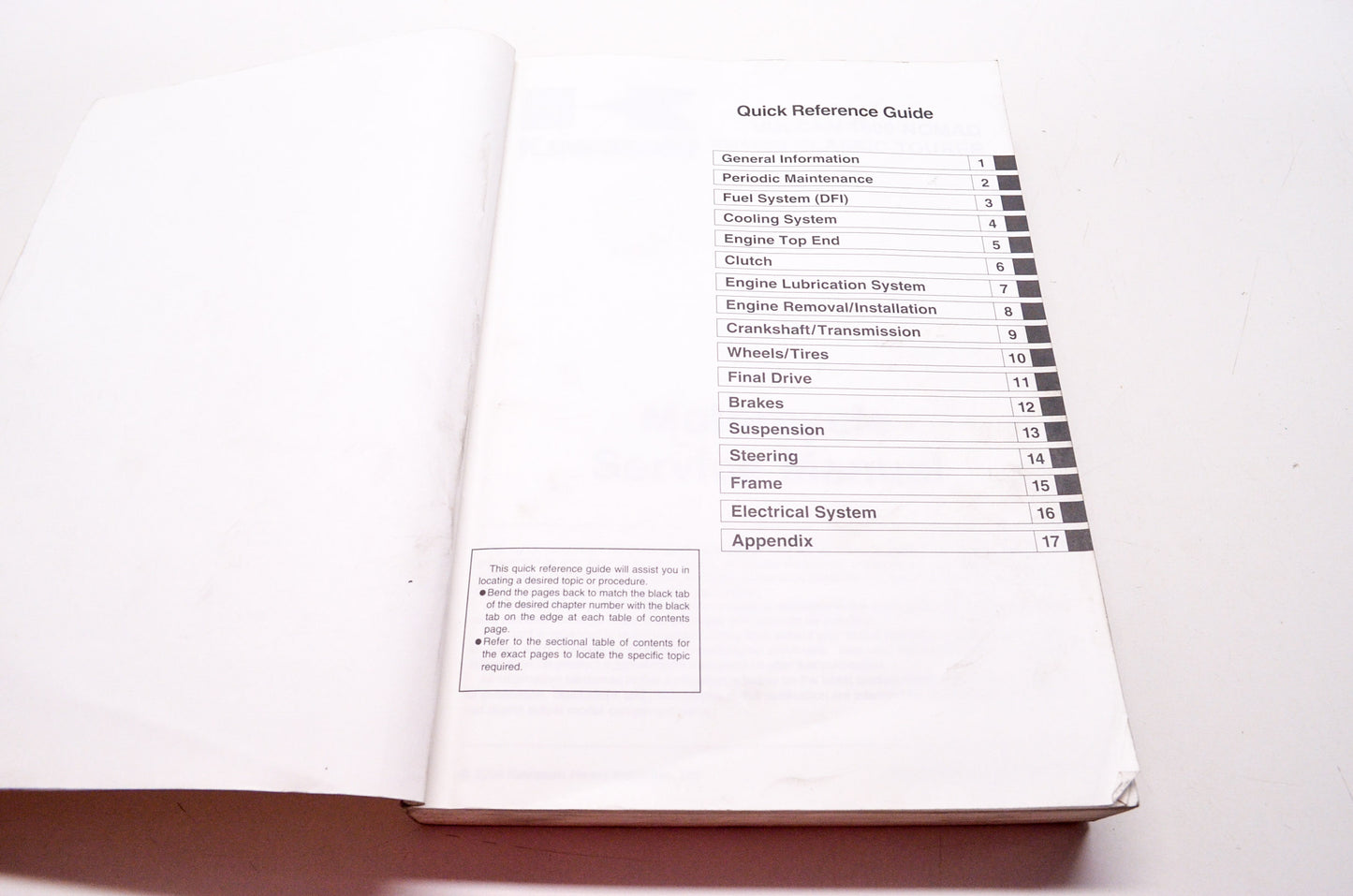 OEM Kawasaki 99924-1343-01 Service Manual VN1600D