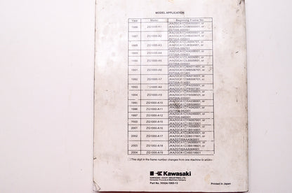 OEM Kawasaki 99924-1065-13 Service Manual ZG1000A