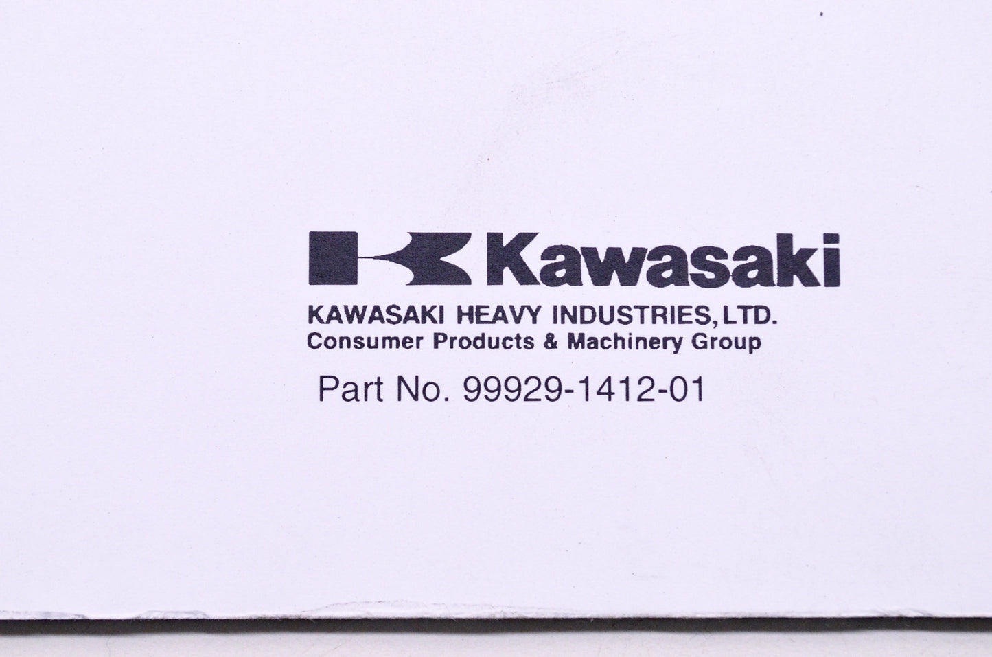 OEM Kawasaki 99929-1412-01 KADIAG Diagnostic Software