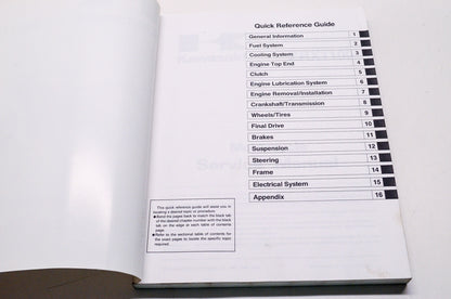 OEM Kawasaki 99924-1196-03 Service Manual ZR1100C