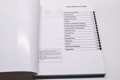 OEM Kawasaki 99924-1255-03 Service Manual ZX900E
