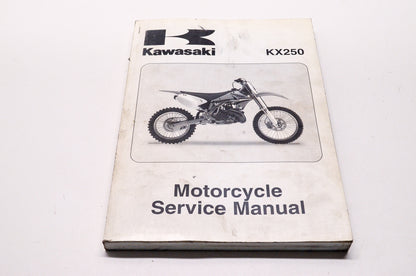 OEM Kawasaki 99924-1340-03 Service Manual KX250R