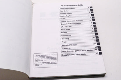 OEM Kawasaki 99924-1181-05 Service Manual KDX200H