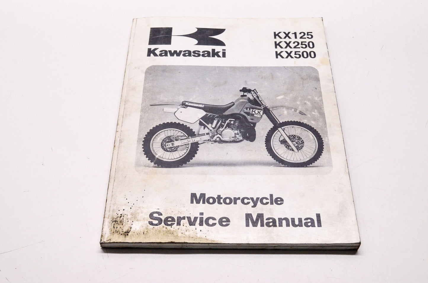 OEM Kawasaki 99924-1101-01 Service Manual KX125/250/500