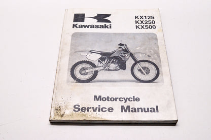 OEM Kawasaki 99924-1101-01 Service Manual KX125/250/500