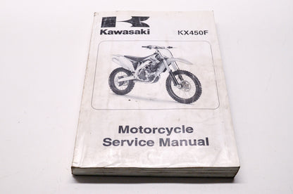OEM Kawasaki 99924-1410-01 Service Manual KX450E