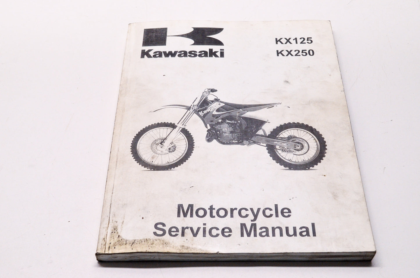 OEM Kawasaki 99924-1244-04 Service Manual KX125/250L