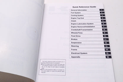 OEM Kawasaki 99924-1125-53 Service Manual Supplement EN500A