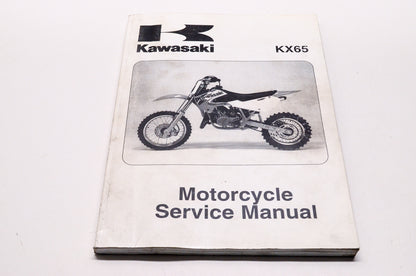 Kawasaki 2000-2006 KX65 Shop Repair Service Manual