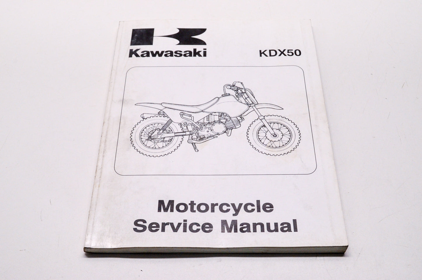 OEM Kawasaki 99924-1305-01 Service Manual KDX50A