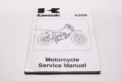 OEM Kawasaki 99924-1305-01 Service Manual KDX50A