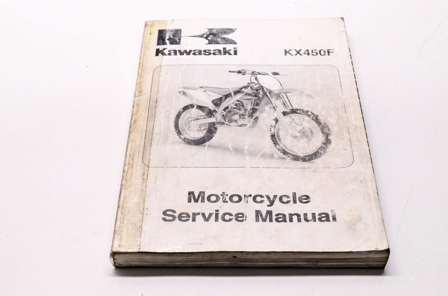 OEM Kawasaki 99924-1355-01 Service Manual KX450D
