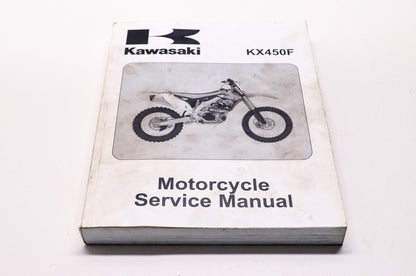 OEM Kawasaki 99924-1448-31 Service Manual KX450F