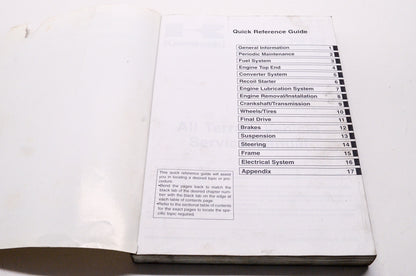 OEM Kawasaki 99924-1285-06 Service Manual KVF360ADF
