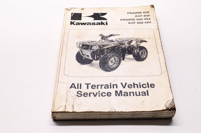 Kawasaki 2002-2003 Prairie 650 KVF 650 4x4 ATV Shop Repair Service Manual