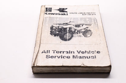 Kawasaki 2005 Brute Force KVF 750 4x4 ATV Shop Repair Service Manual