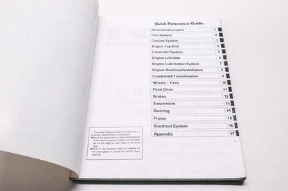 OEM Kawasaki 99924-1243-54 Service Manual Supplement KVF400