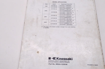 OEM Kawasaki 99924-1239-04 Service Manual KVF300