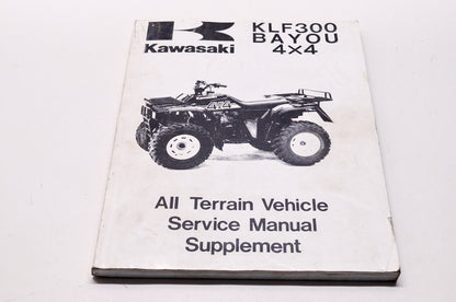 OEM Kawasaki 99924-1117-60 Service Manual Supplement KLF300C