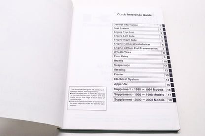 OEM Kawasaki 99924-1117-60 Service Manual Supplement KLF300C