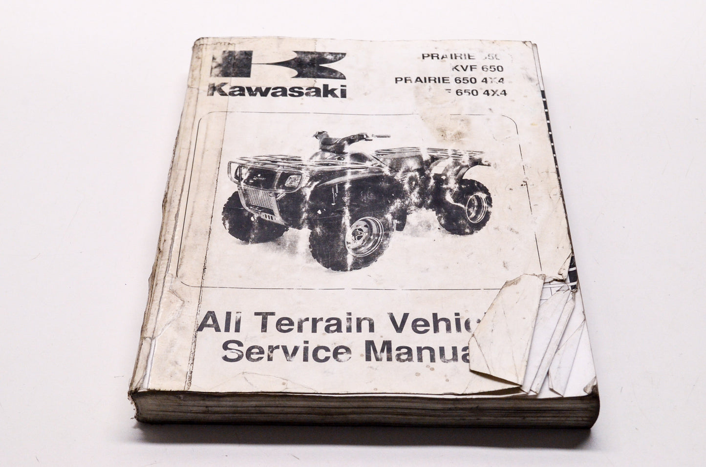 OEM Kawasaki 99924-1261-03 Service Manual KVF650A/B
