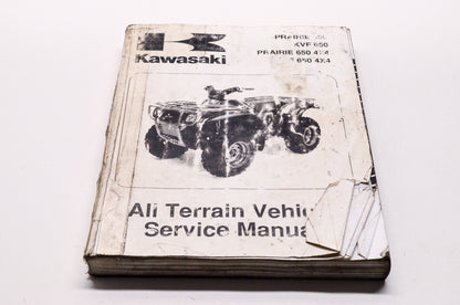 OEM Kawasaki 99924-1261-03 Service Manual KVF650A/B