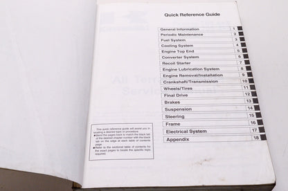 Kawasaki 2004 Prairie KVF 700 4x4 ATV Shop Repair Service Manual
