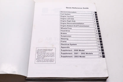 OEM Kawasaki 99924-1187-05 Service Manual KEF300B