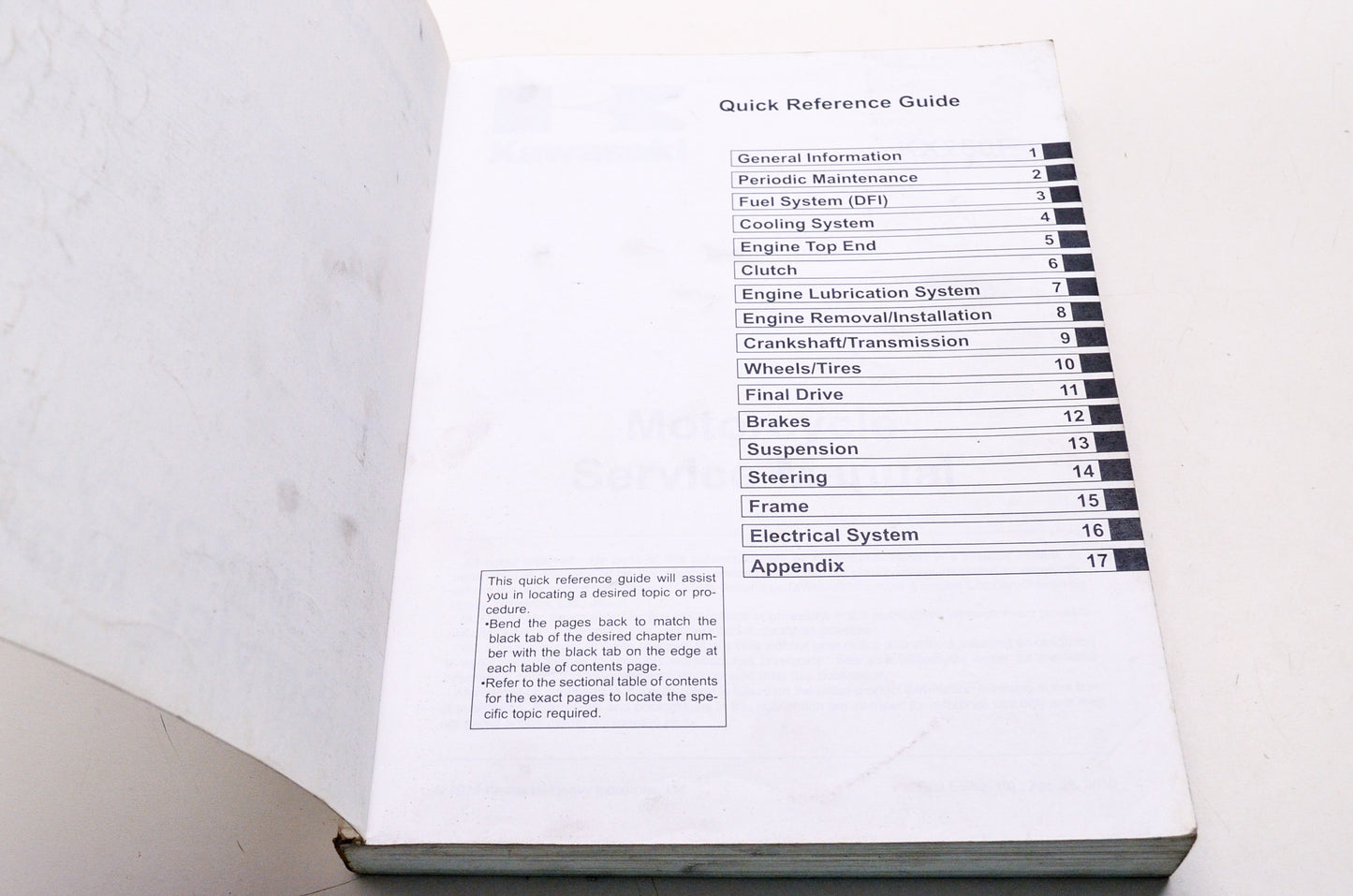 OEM Kawasaki 99924-1437-31 Service Manual KX250Y