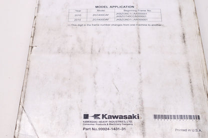 OEM Kawasaki 99924-1431-31 Service Manual ZG1400C/D