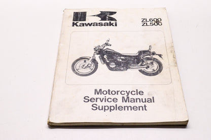 OEM Kawasaki 99924-1073-51 Service Manual Supplement ZL600A
