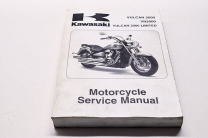 OEM Kawasaki 99924-1320-04 Service Manual VN2000A/D/E/F