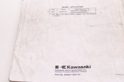 OEM Kawasaki 99924-1321-01 Service Manual VN1600B/F