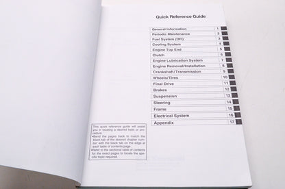 OEM Kawasaki 99924-1417-01 Service Manual ZX600R