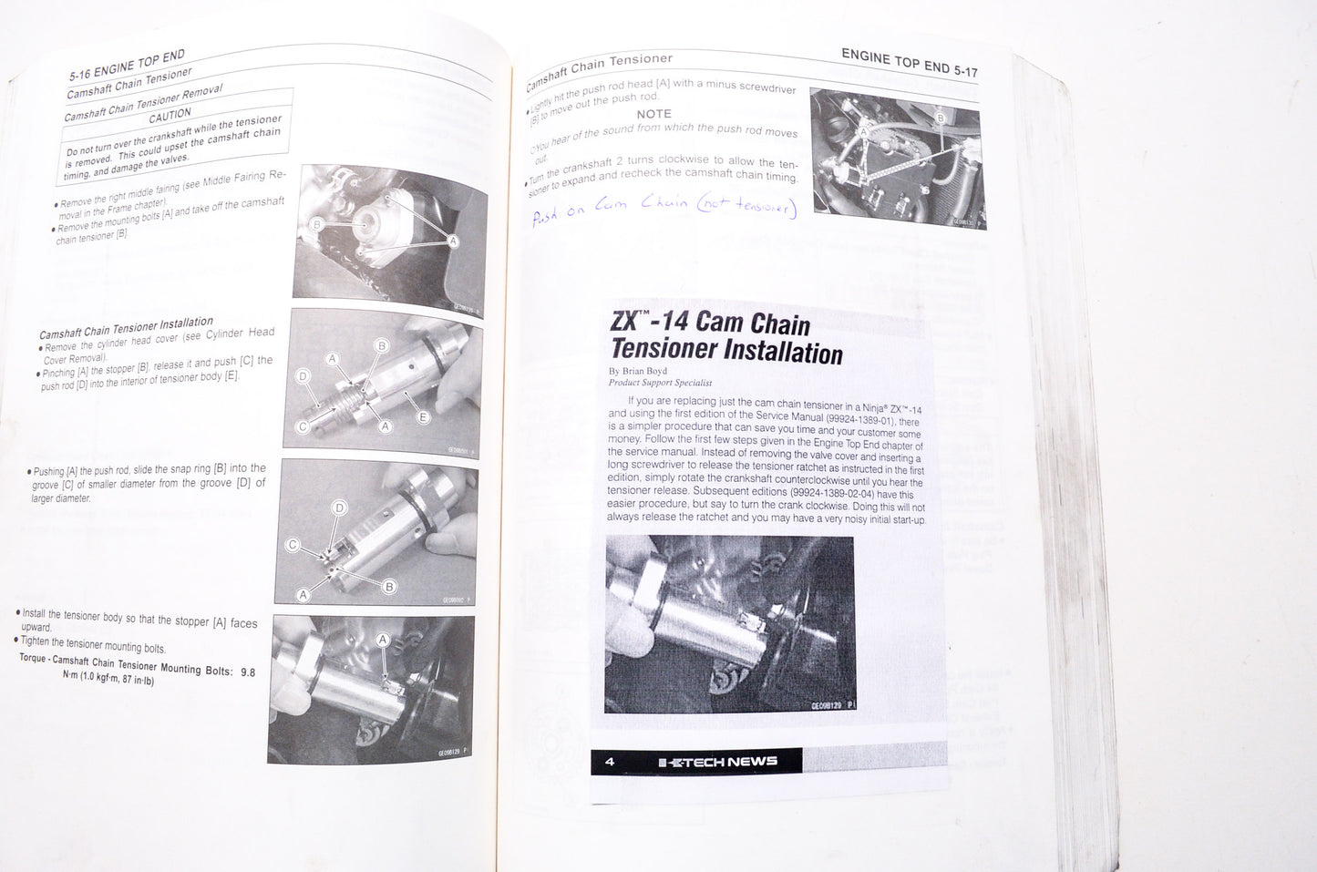OEM Kawasaki 99924-1389-01 Service Manual ZX1400C