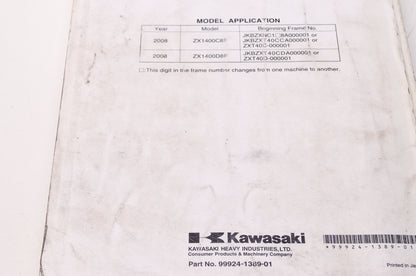 OEM Kawasaki 99924-1389-01 Service Manual ZX1400C