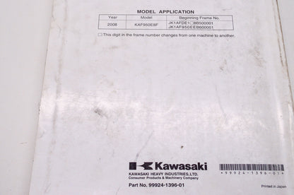 OEM Kawasaki 99924-1396-01 Service Manual KAF950E