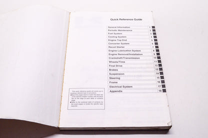 OEM Kawasaki 2005 Brute Force KVF 650 4x4 ATV Shop Repair Service Manual