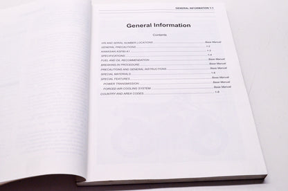 OEM Kawasaki 99924-1296-01 Service Manual KSF80