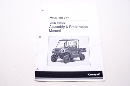 OEM Kawasaki 99931-1561-01 2016 Mule Pro-DX Utility Vehicle Assembly & Preparati
