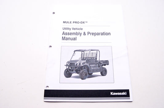 OEM Kawasaki 99931-1561-01 2016 Mule Pro-DX Utility Vehicle Assembly & Preparati