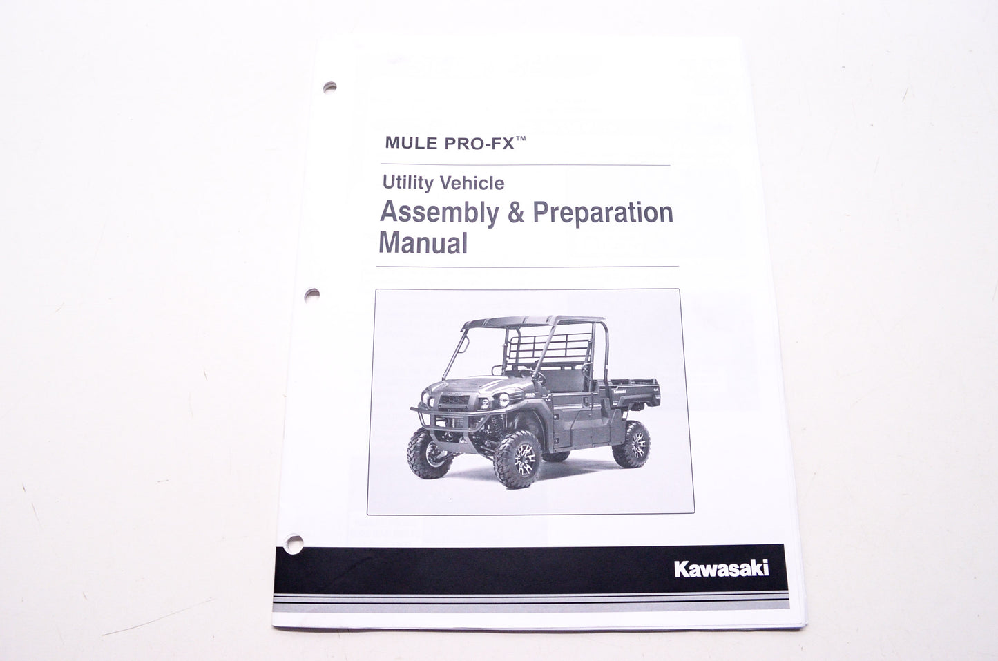 OEM Kawasaki 99931-1556-01 2016 Mule Pro-FX Utility Vehicle Assembly & Preparati