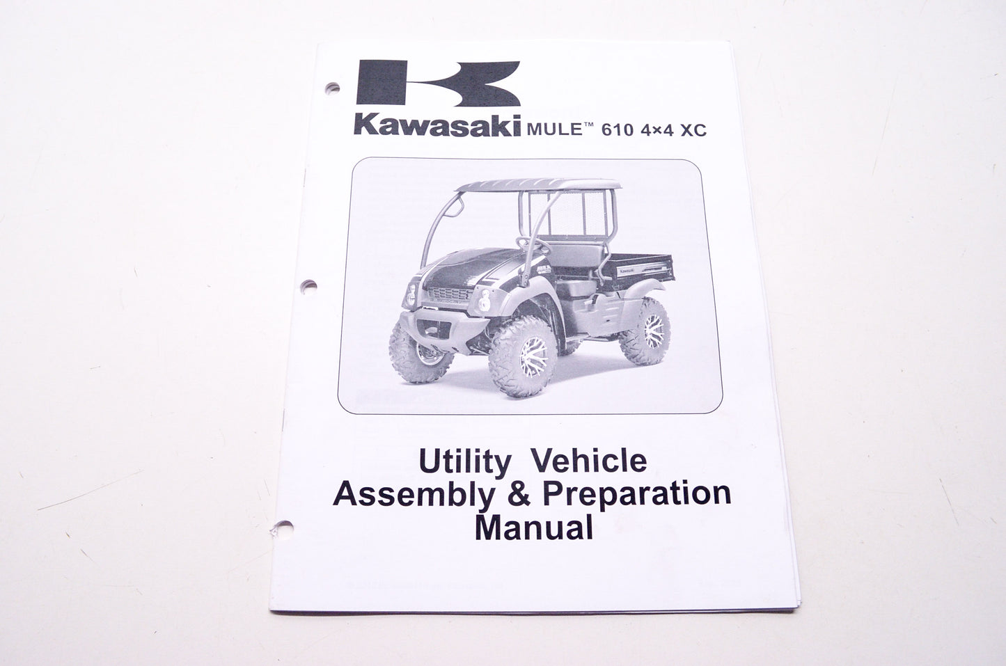 OEM Kawasaki 99931-1542-01 Assembly & Preparation Manual KAF400F