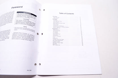 Kawasaki KFX 90 ATV Assembly & Preparation Manual