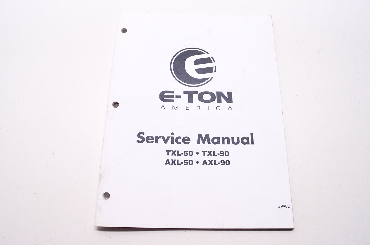E-Ton America ATV Service Shop Repair Manual TXL-50 TXL-90 AXL-50 AXL-90